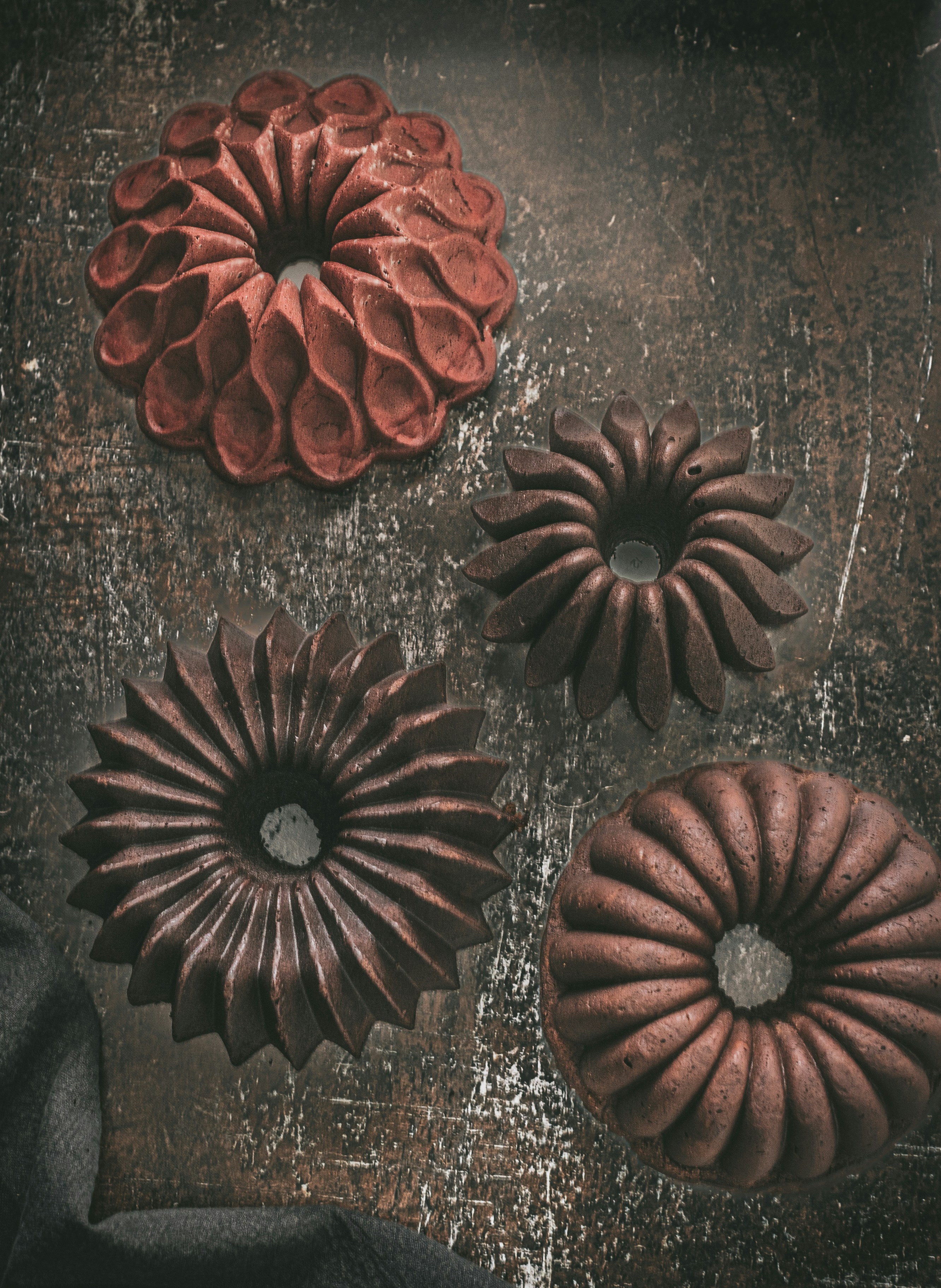 붉은 꽃의 그룹