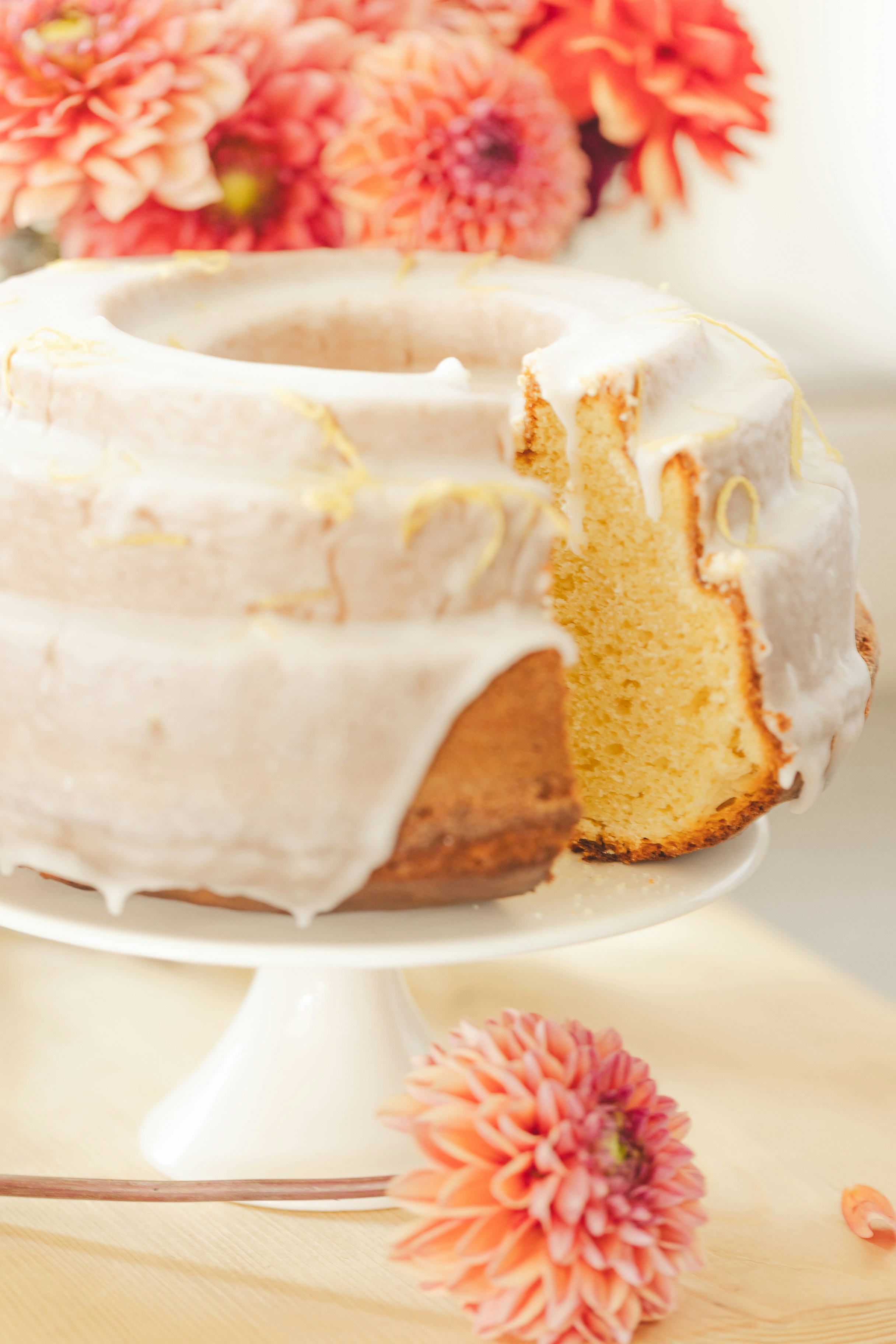 케이크 한 접시