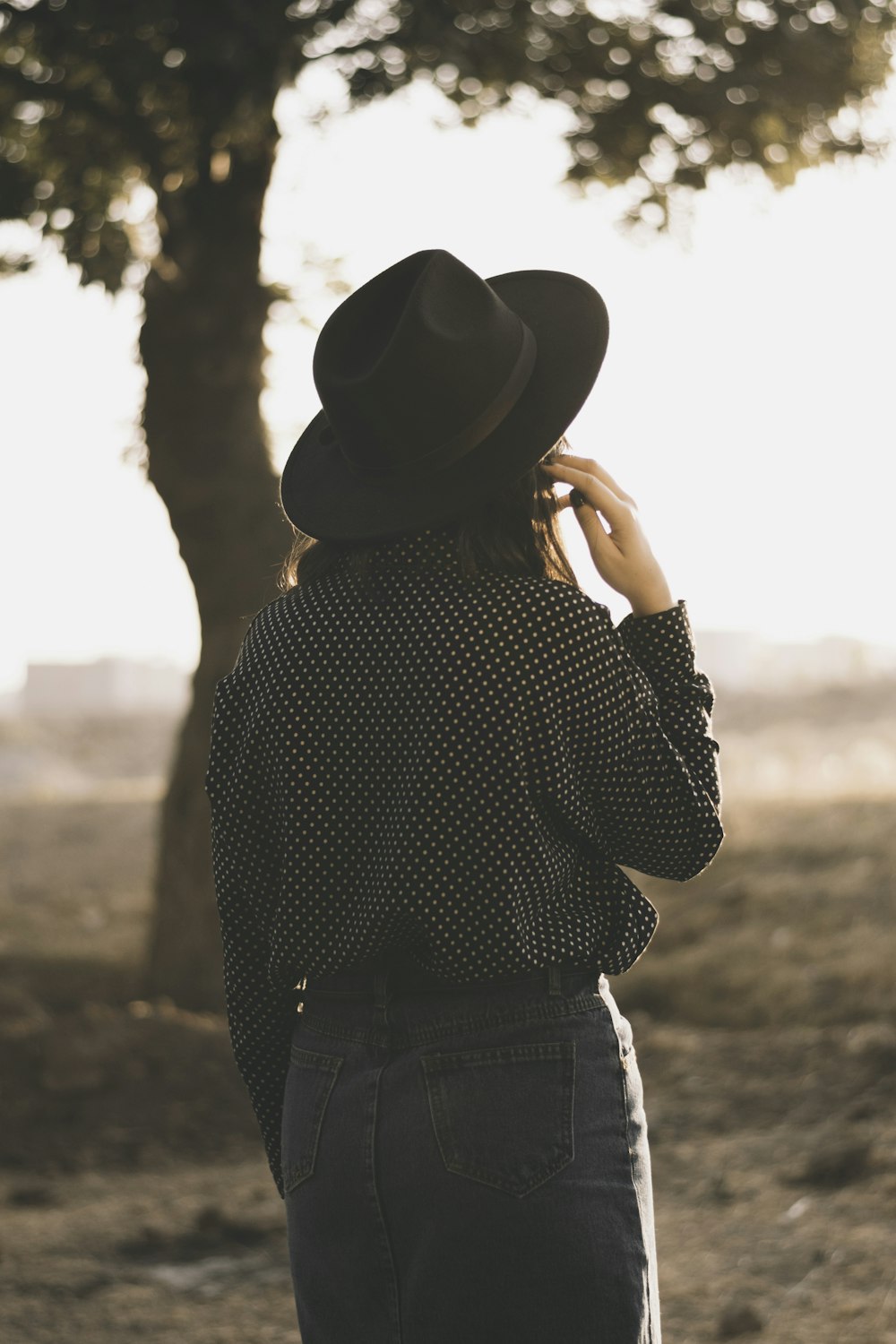 a woman wearing a dress