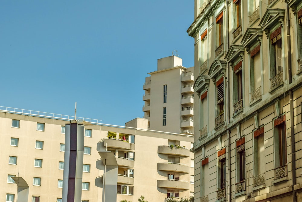 a row of buildings