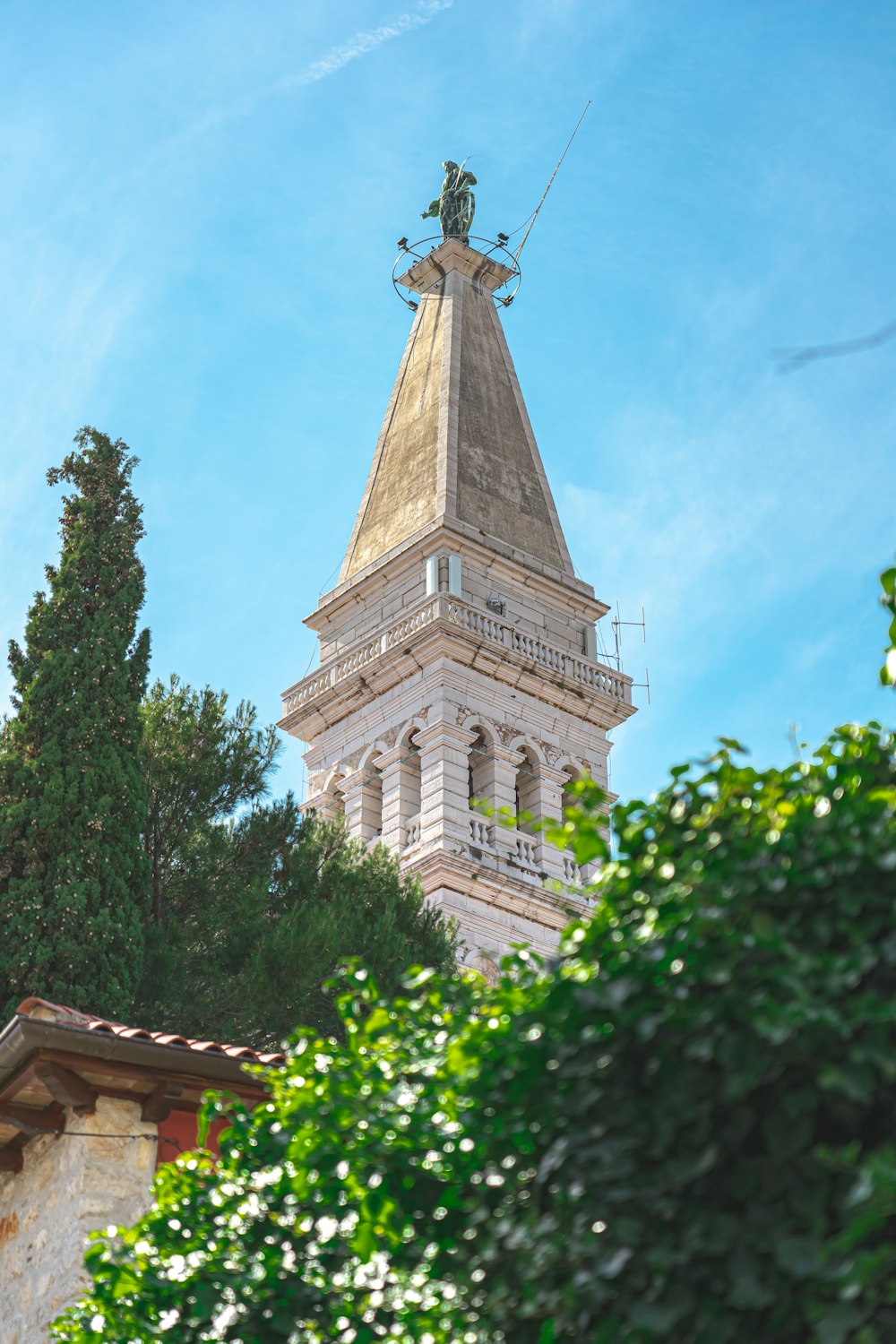 a tall building with a tower