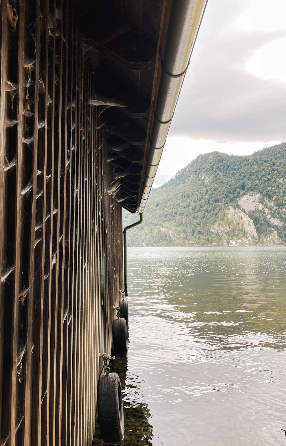 a train going over a bridge