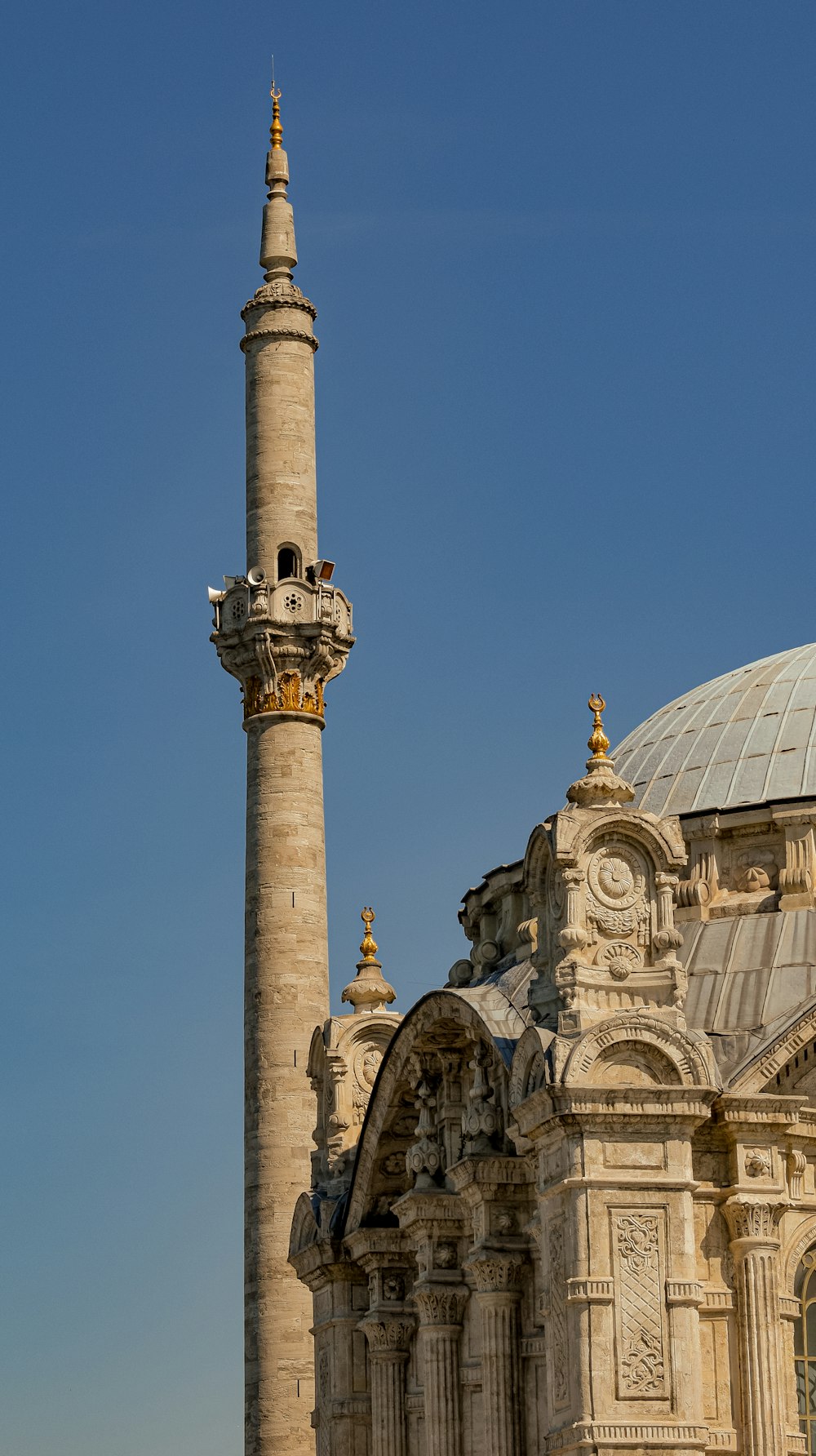 a building with towers