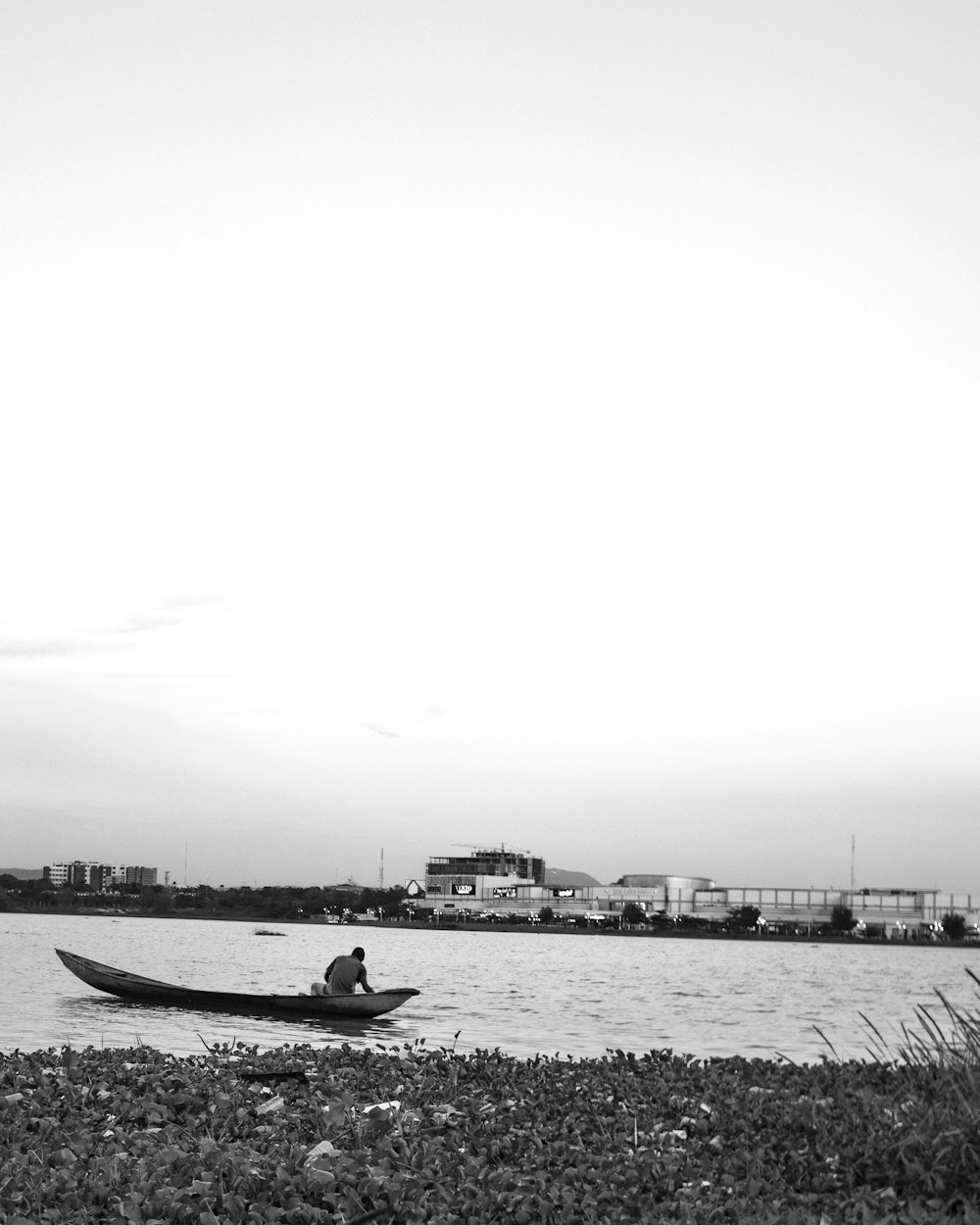 a boat on the water