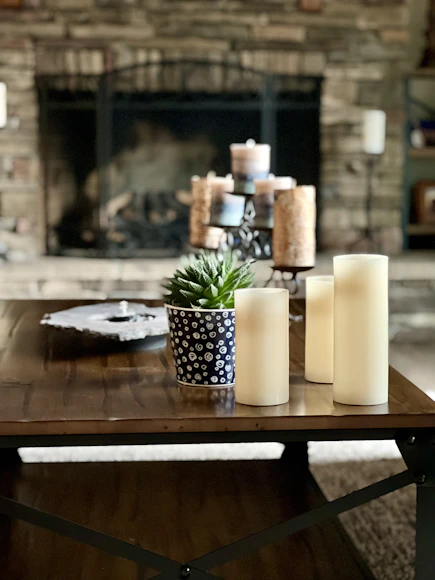 White Pillar Candles Set in Cozy Home Lighting Decor 2026