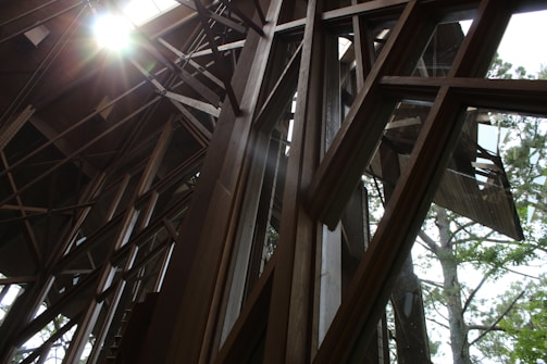 Site-responsive installation interacting with natural sunlight and architectural elements.