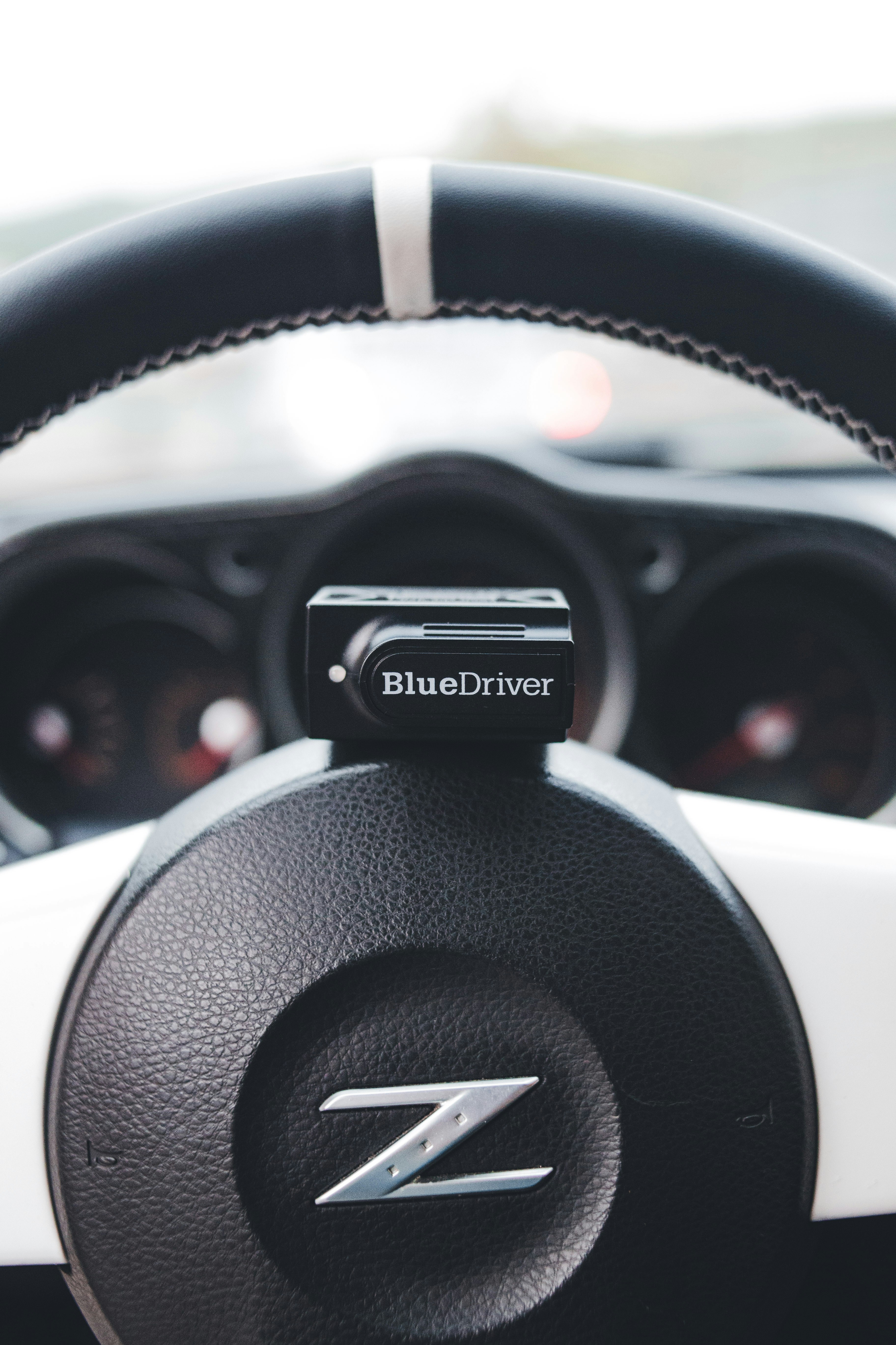 close up of a steering wheel