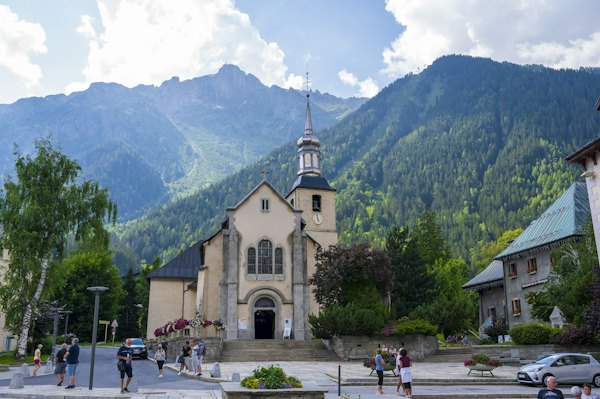 A church in the mountains — Chamonix, France