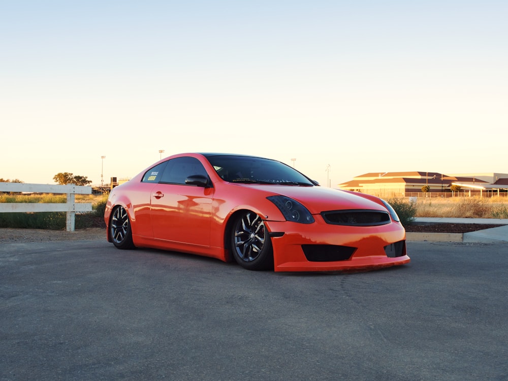 a red sports car