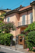 a house with a balcony