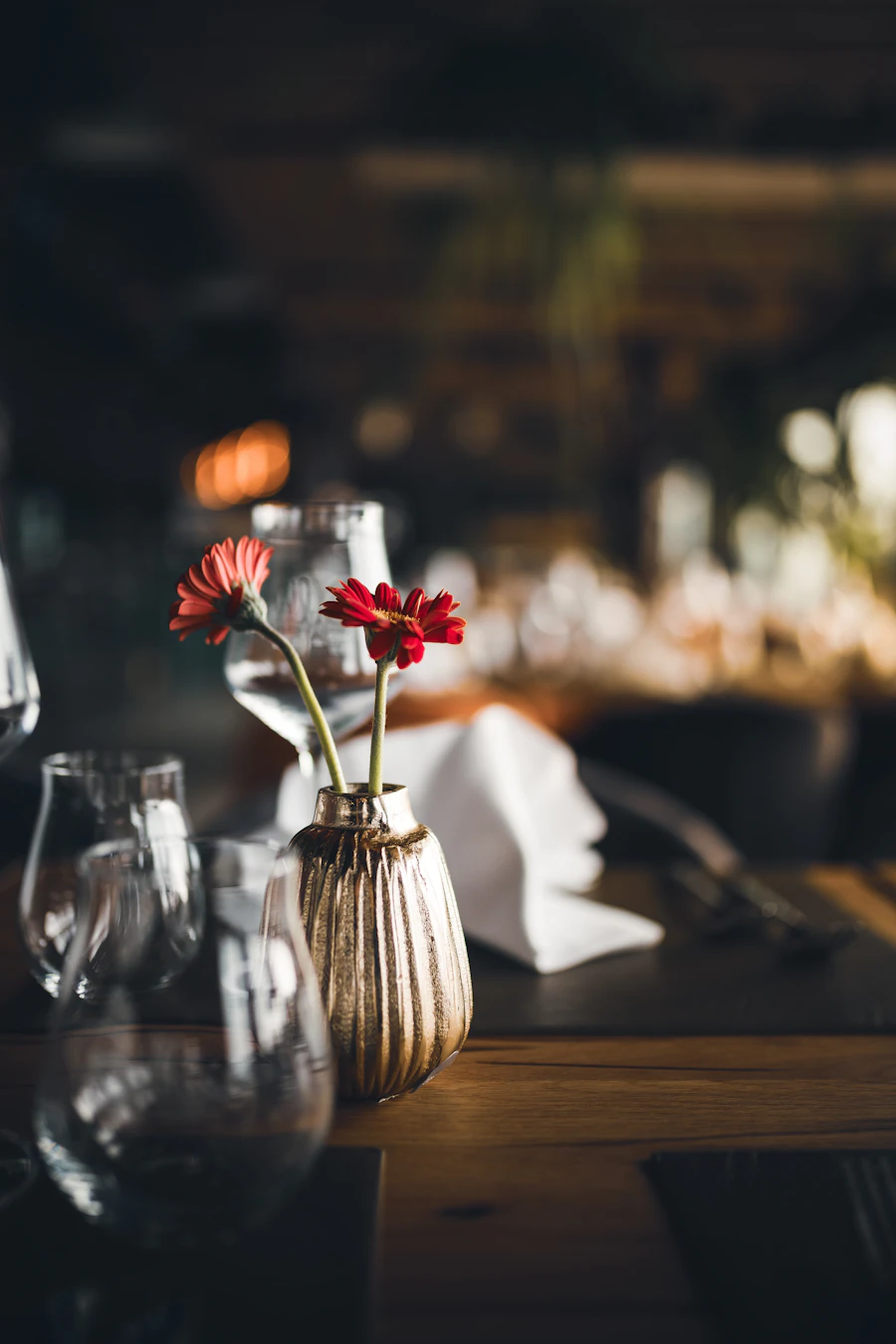The dining room