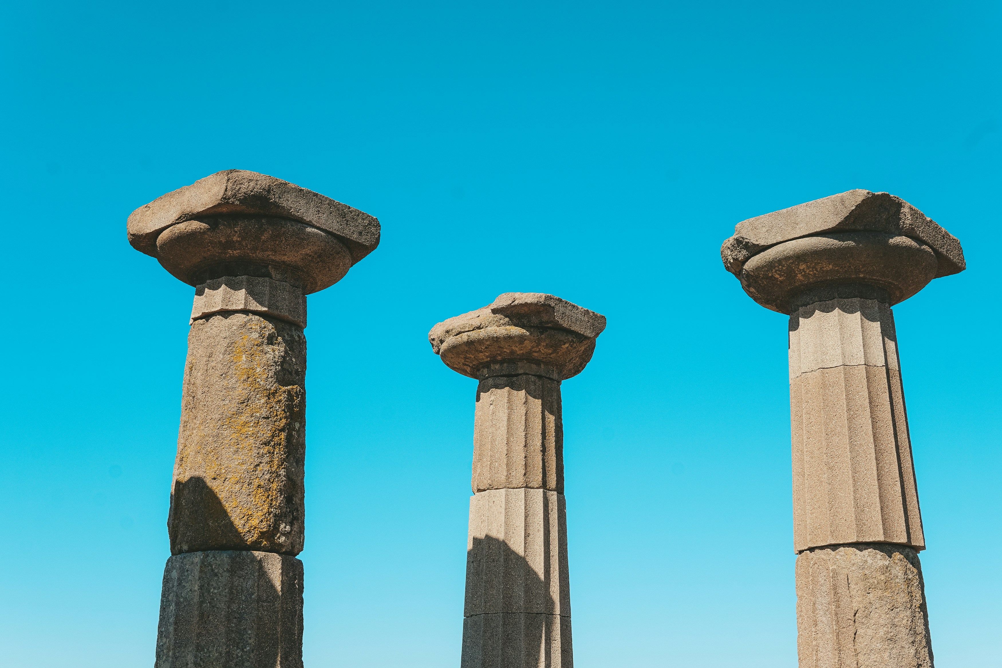 a group of pillars