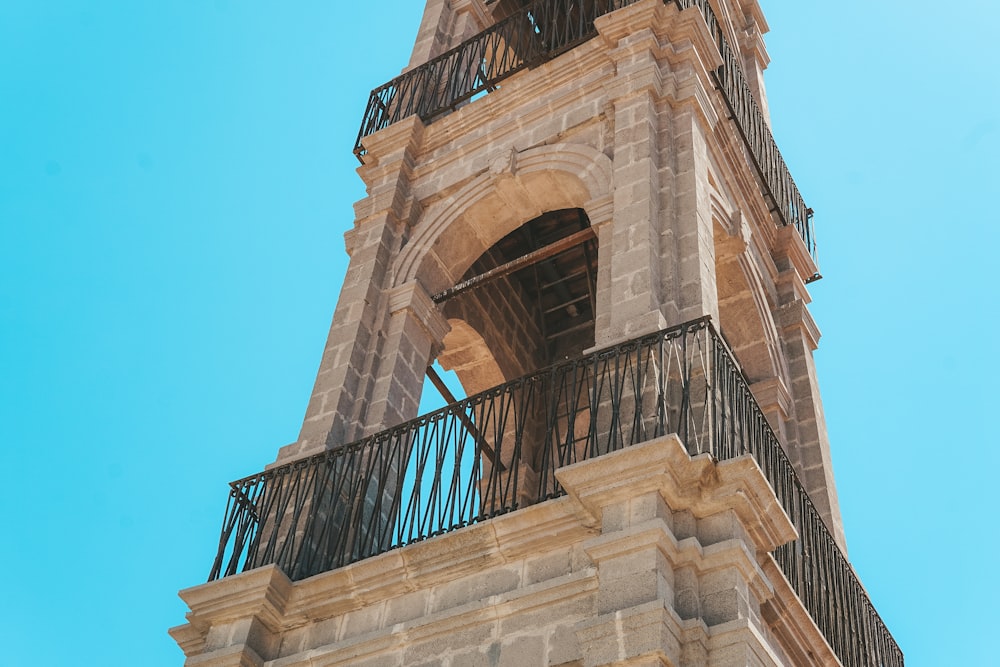 a tall stone tower