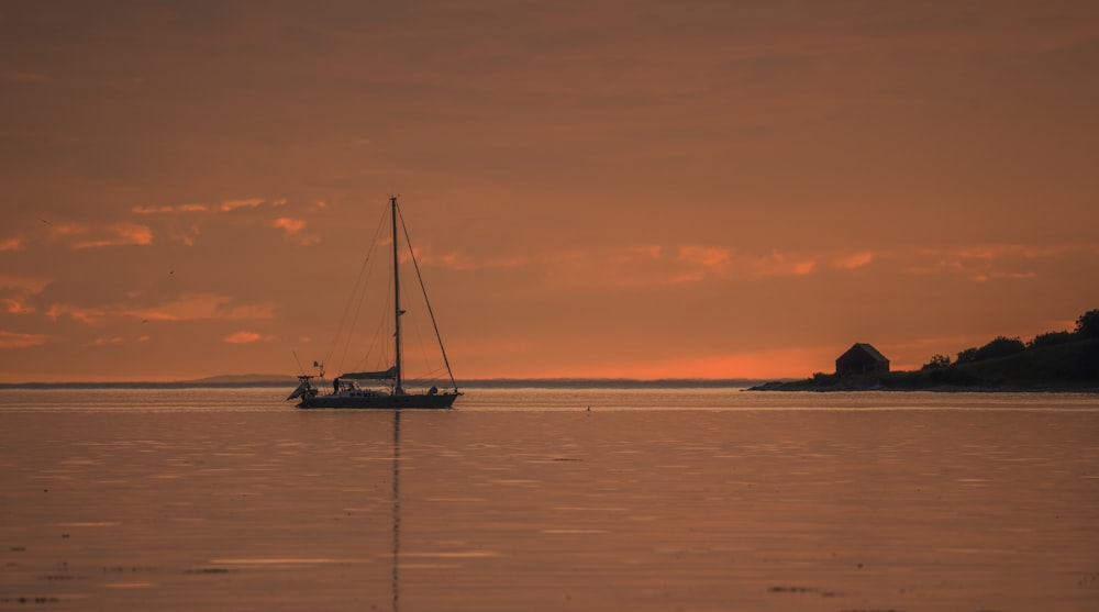 a boat on the water