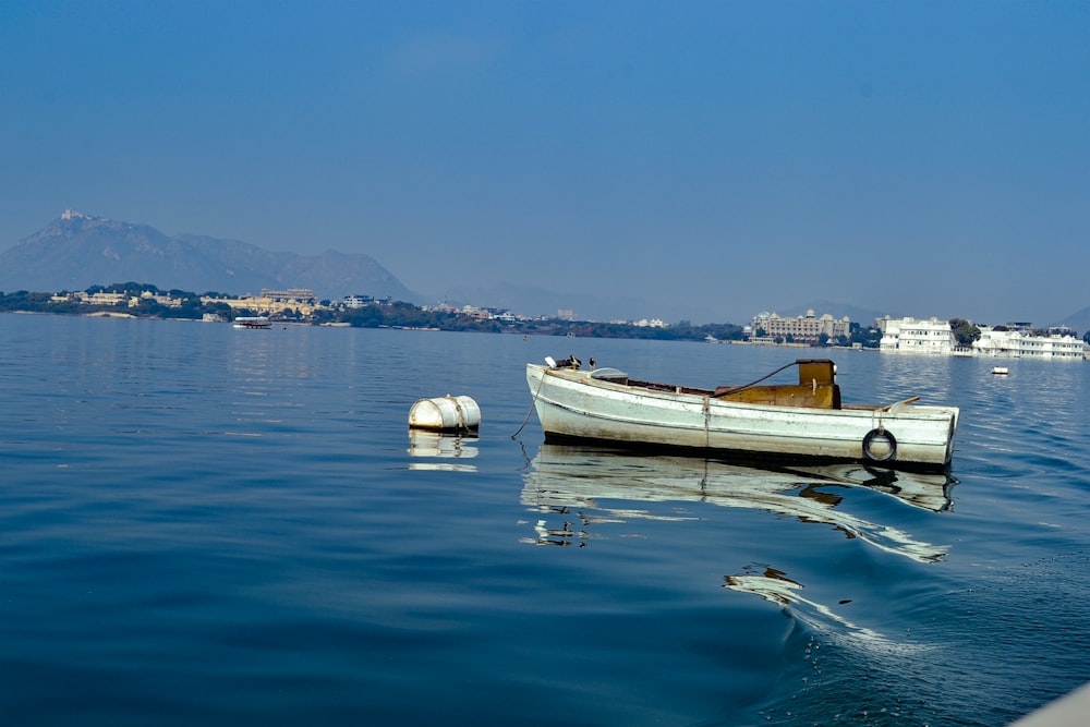 a boat in the water