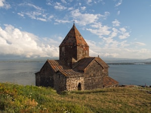 A serene image of the Kärdla Baptist Church during a Sunday service.