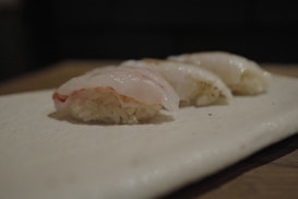 a piece of food on a plate