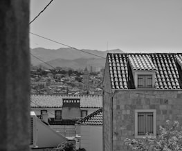 Cityscape of Monterrey with a subtle overlay of ametka's red tecate color.