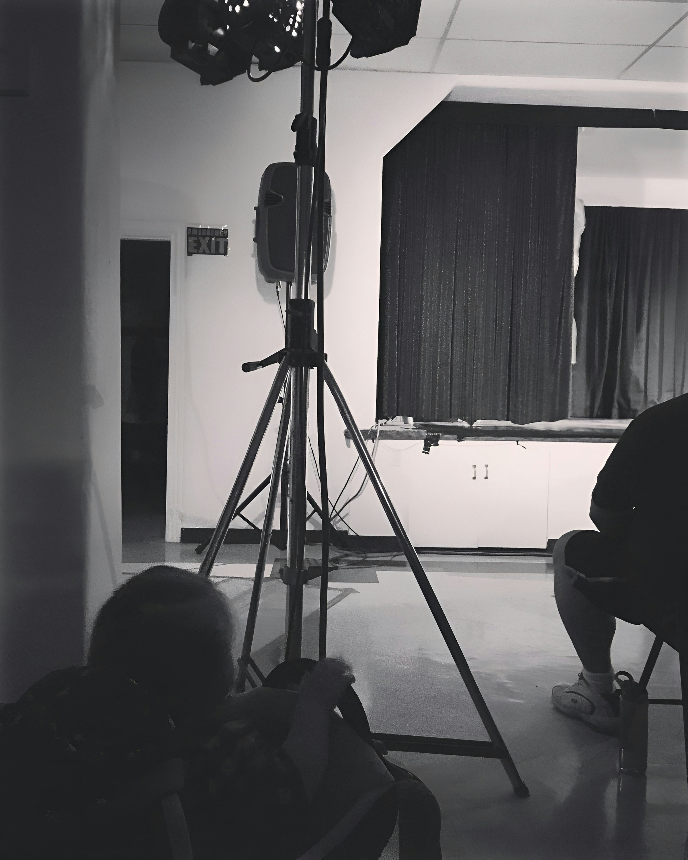 a camera on a tripod