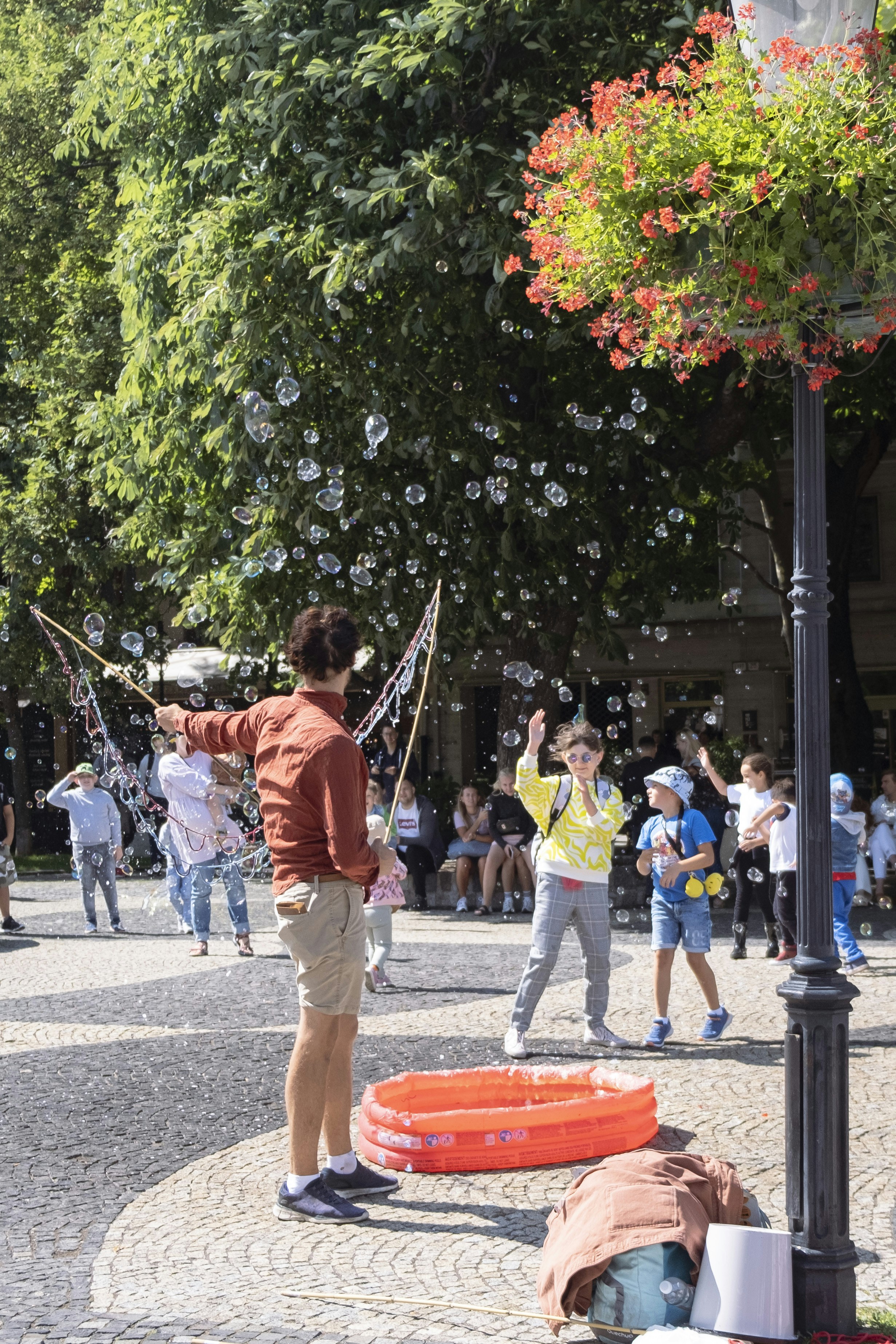 a person holding a bow and arrow