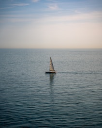 a sailboat on the water