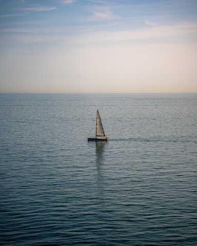 a sailboat on the water