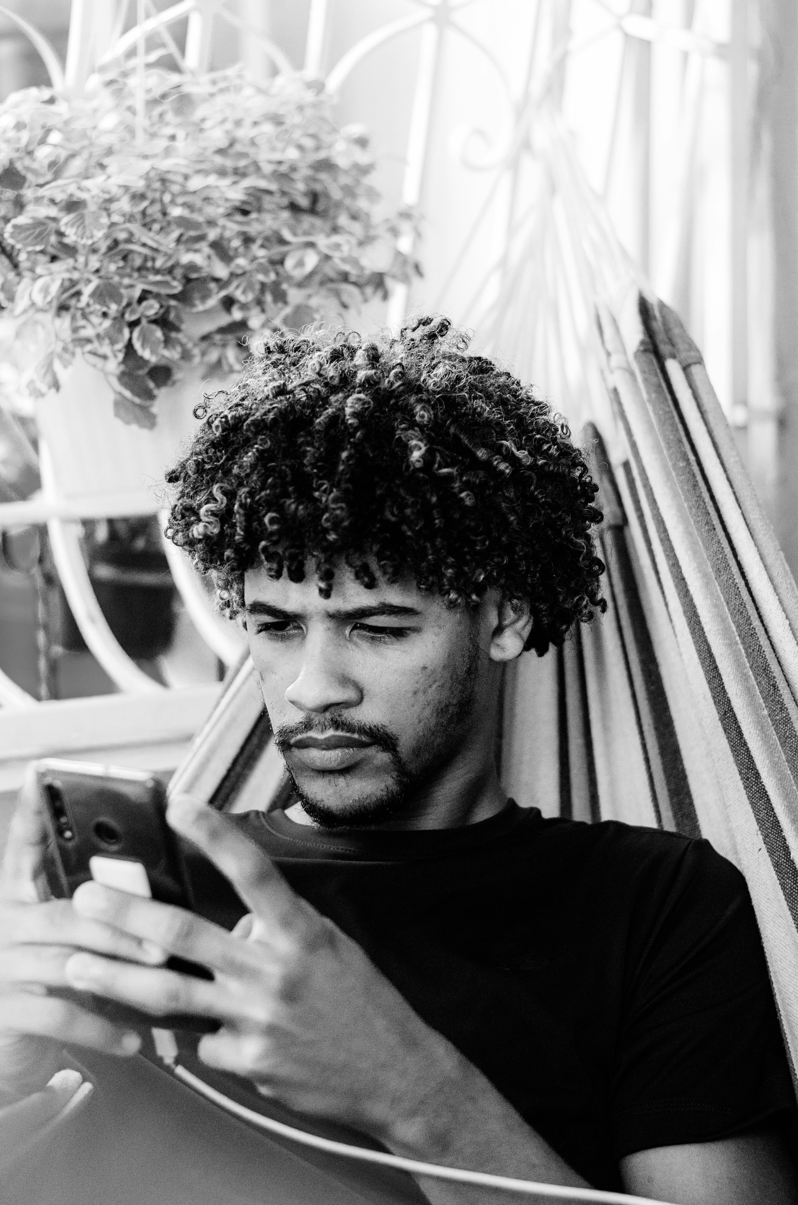 a person holding a cell phone