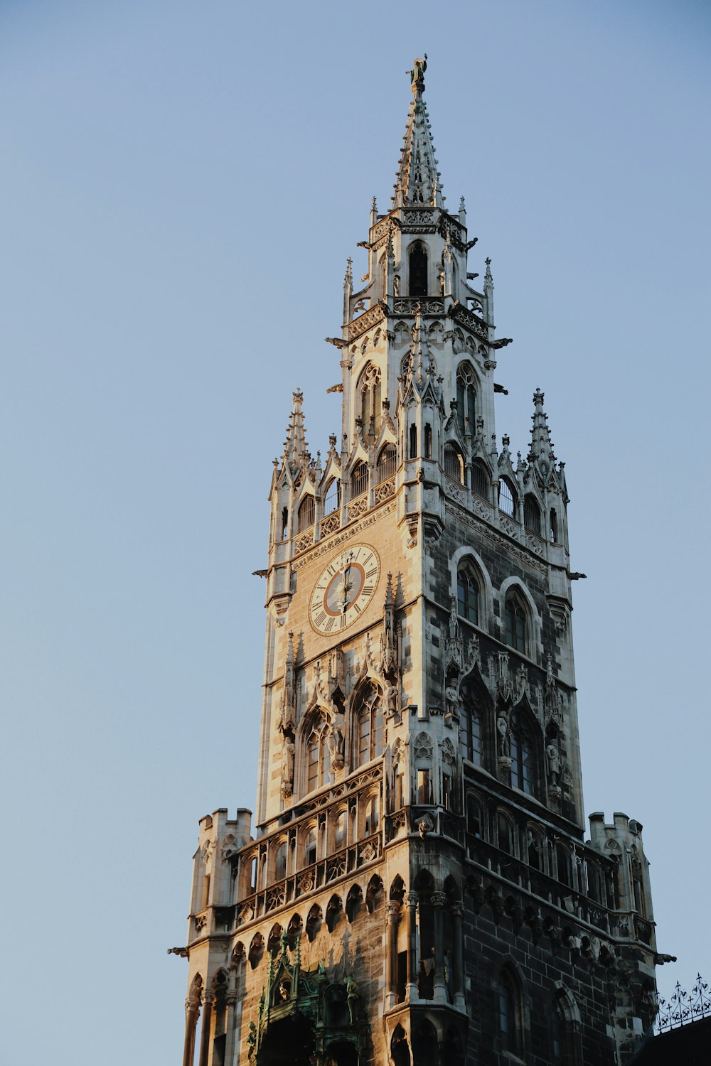 a large building with a clock on it