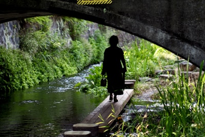 Outdoor shot of Vladislav walking in nature, symbolizing balance and renewal