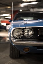 a close up of a car