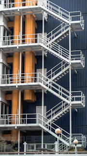 a building with balconies