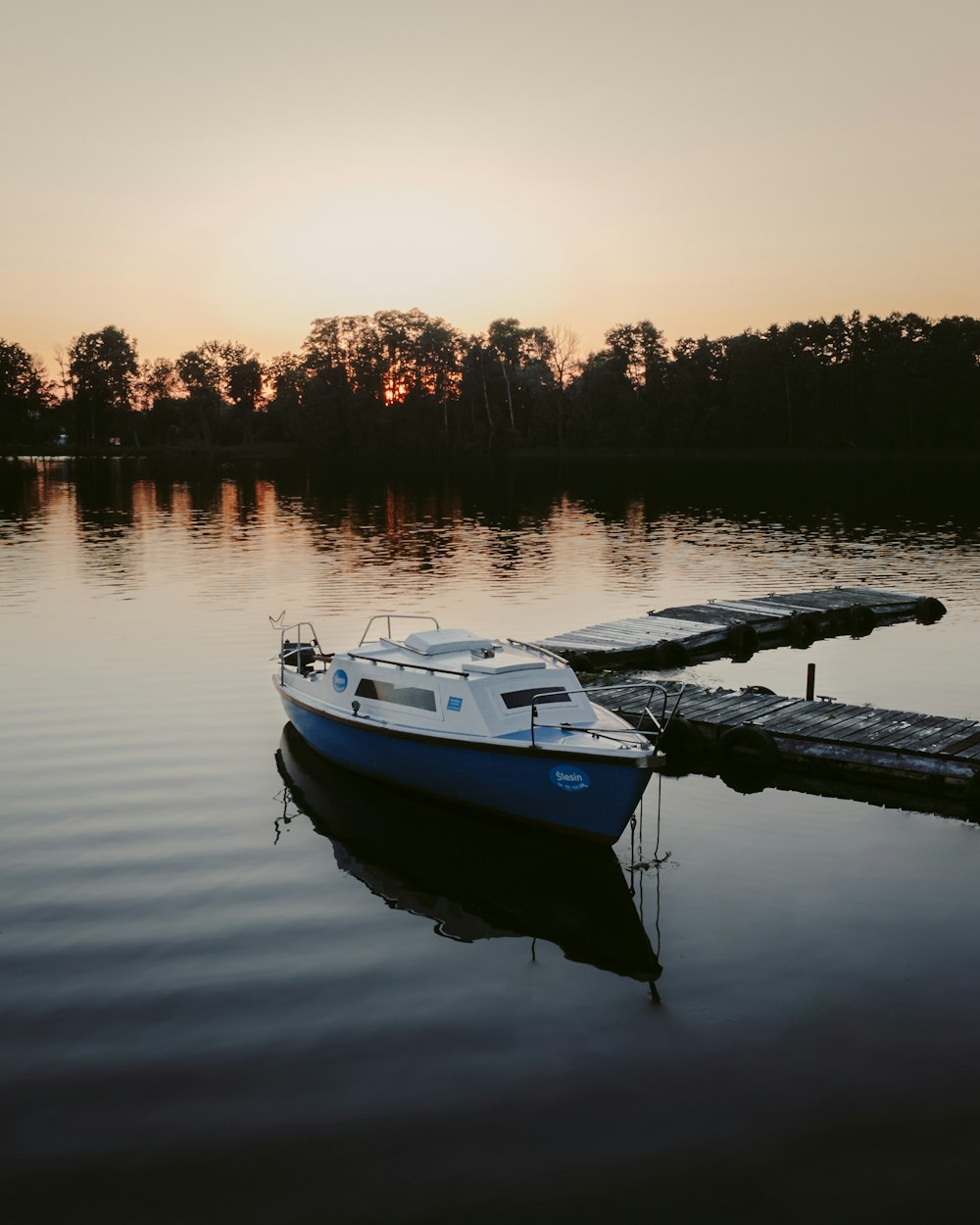 a boat on the water