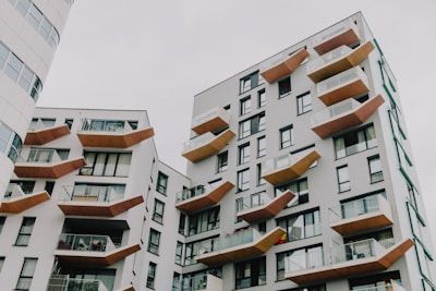 a building with balconies