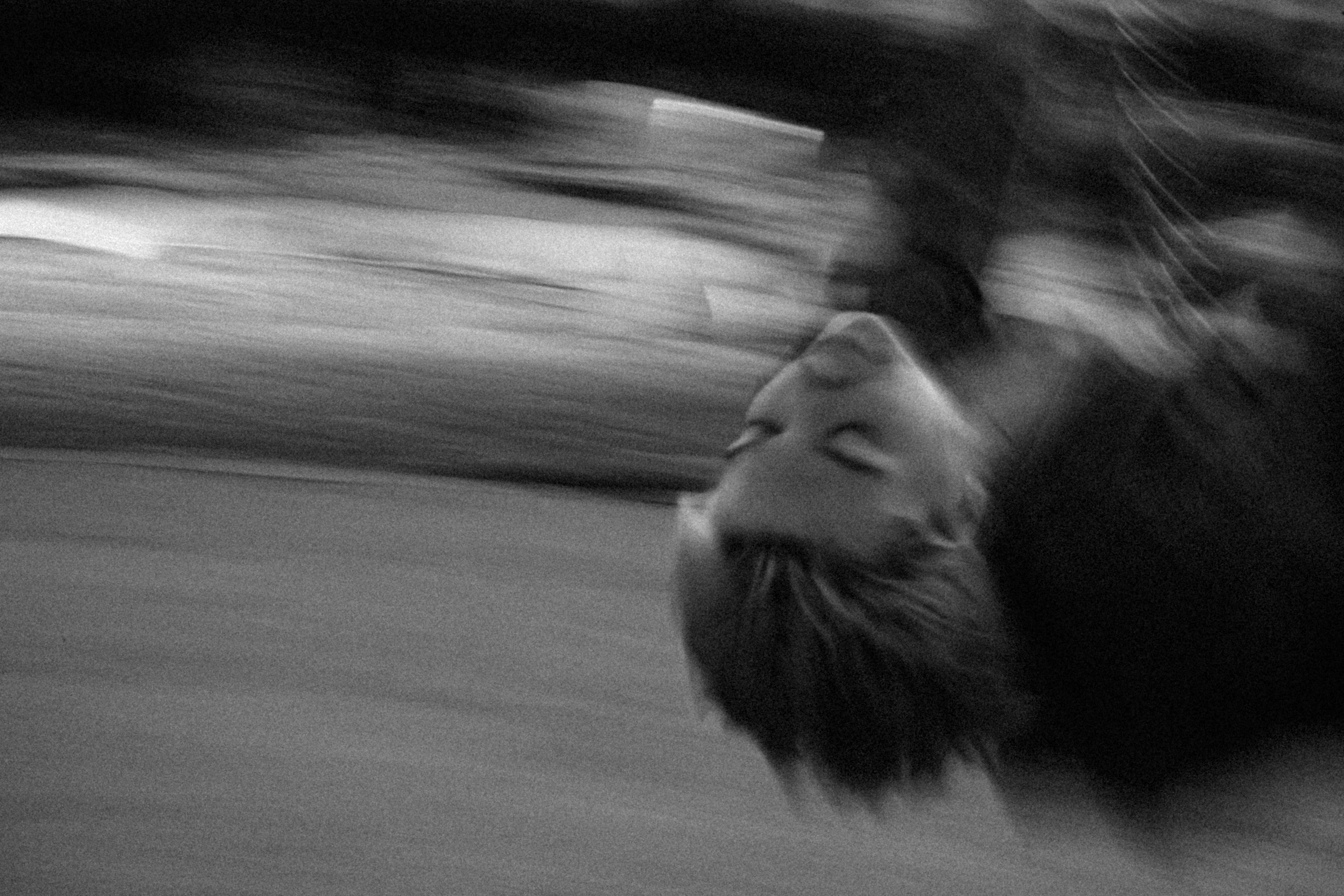a blurry image of a person