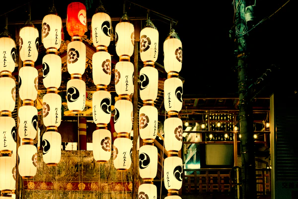 縁日の提灯