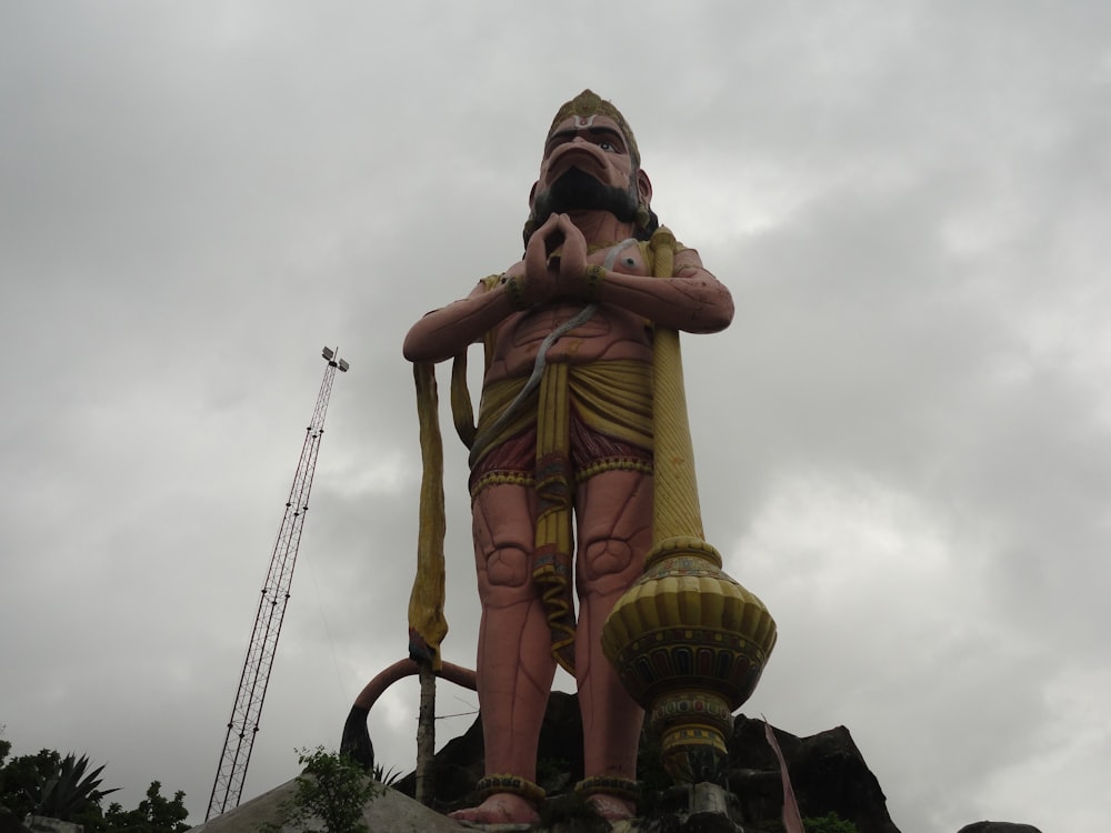 a person sitting on a throne