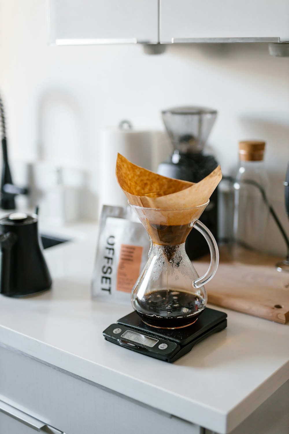 a blender with a drink in it