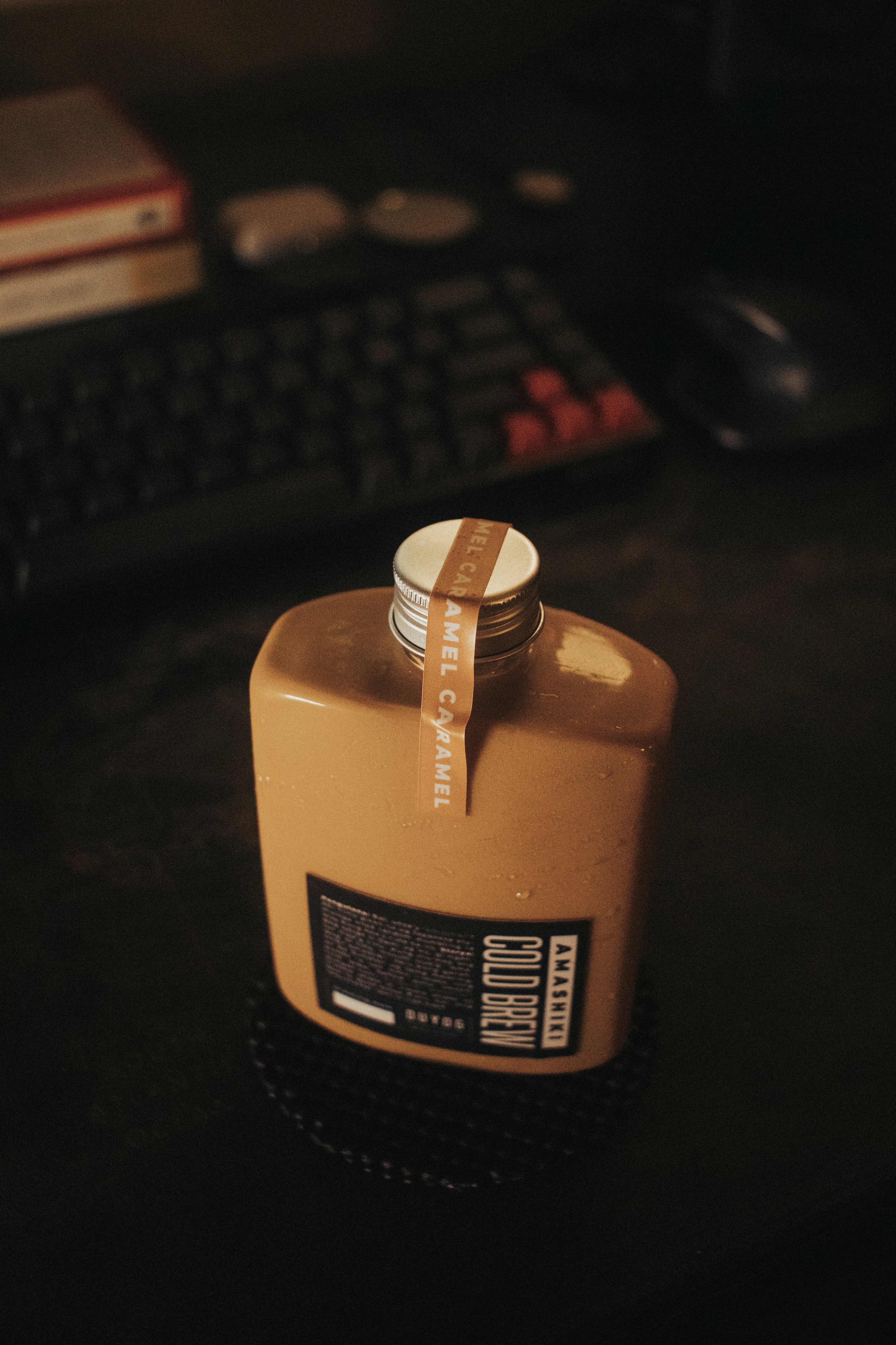 a small bottle of perfume