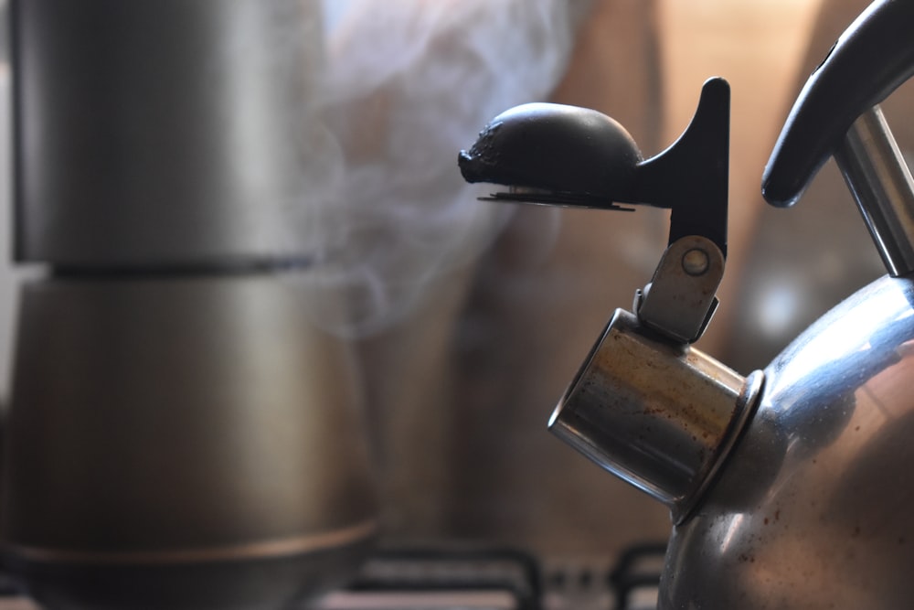 a close-up of a faucet