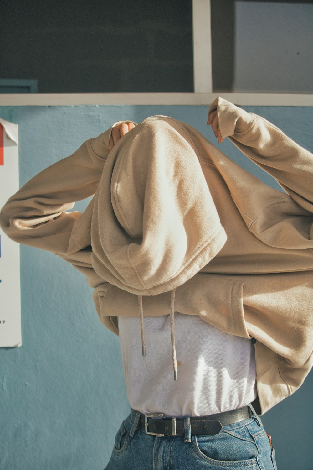 a person holding a large bag