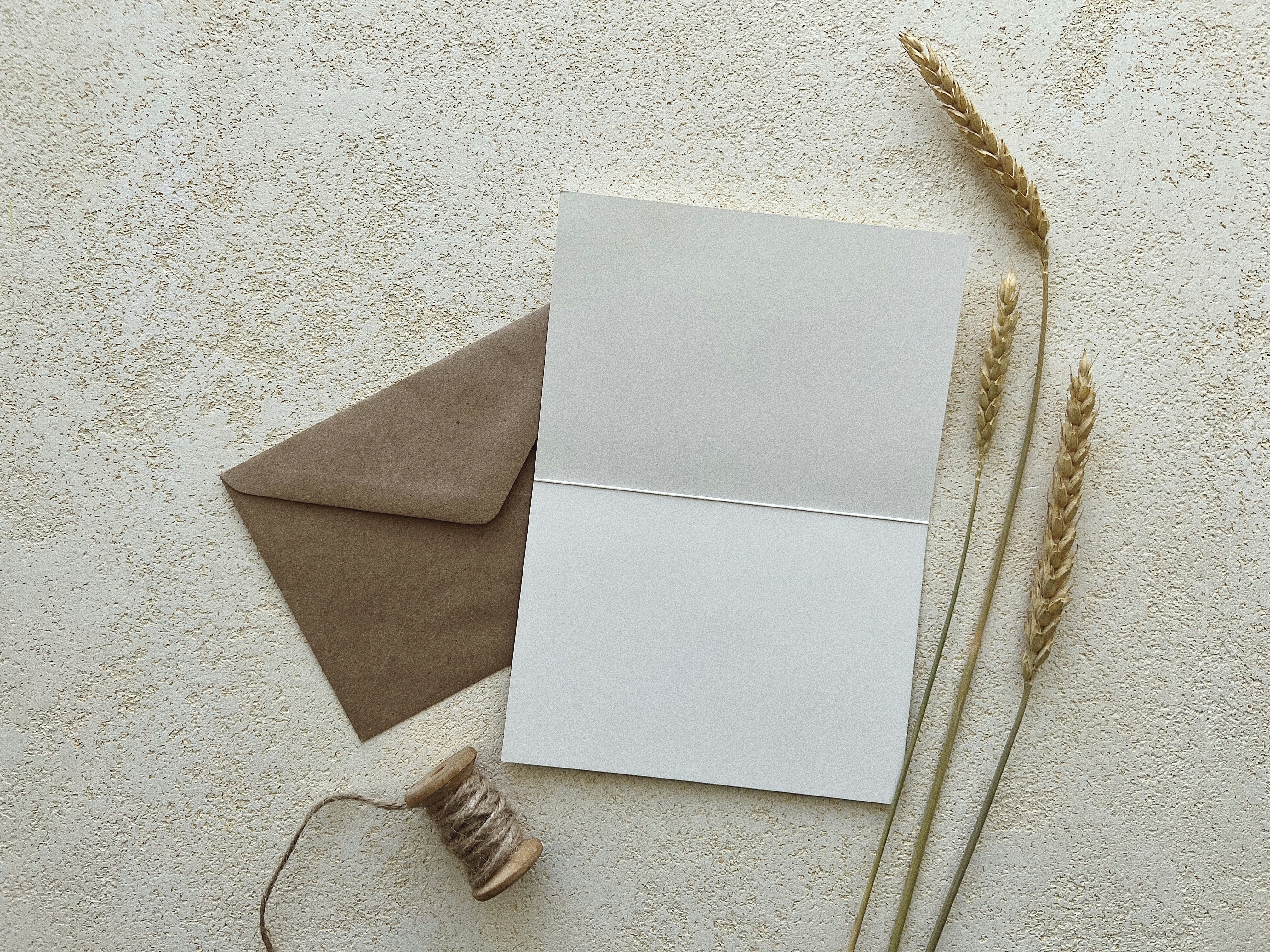 Nature mockup postcard