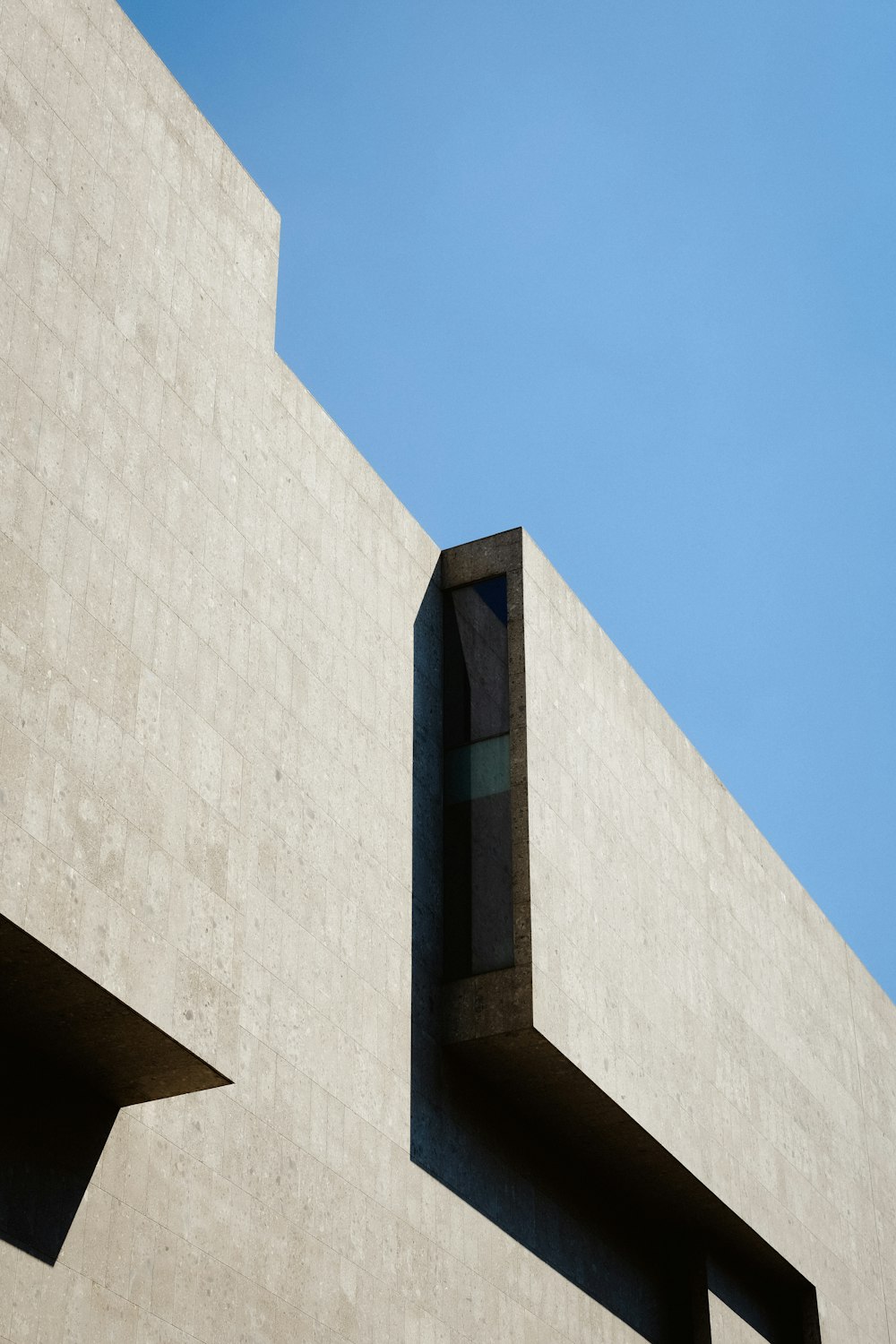 a white building with a window