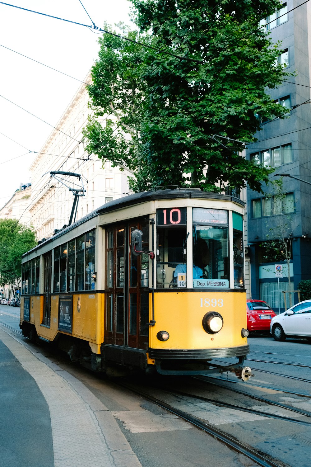 a trolley on the street