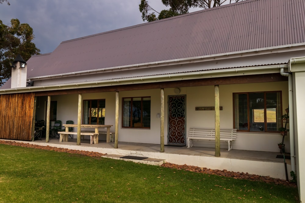 a house with a red roof