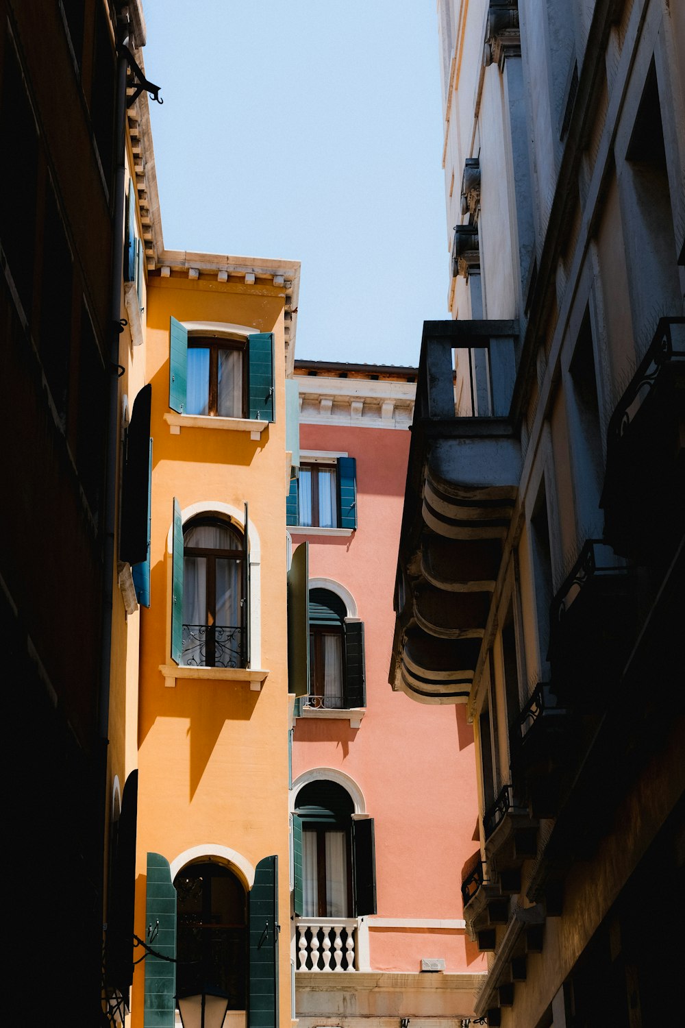 a row of buildings