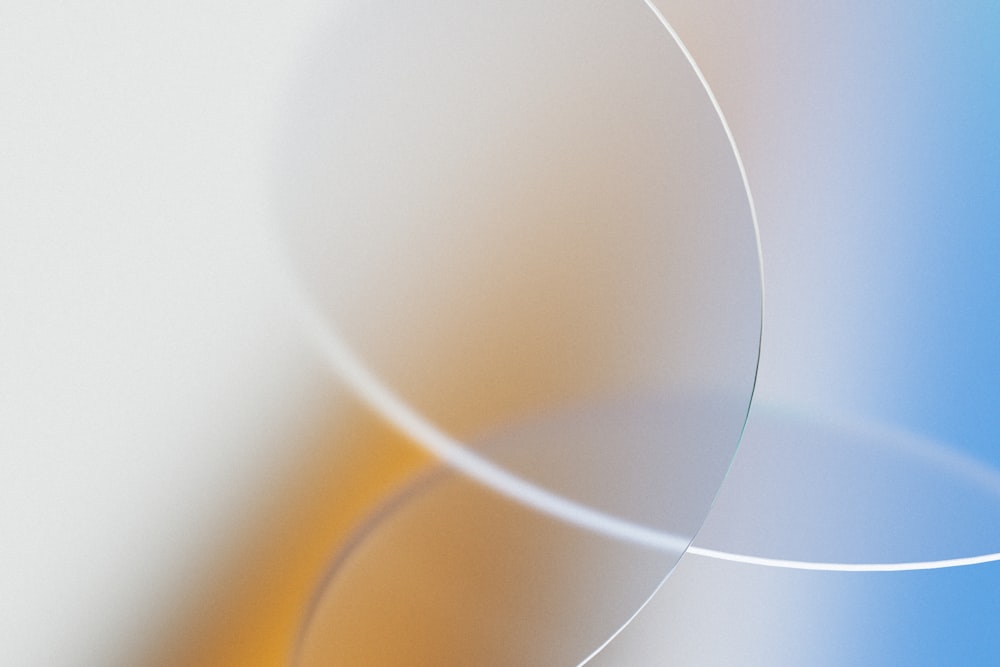 a close-up of a white circle