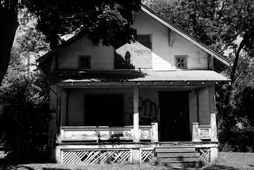 a house with a fence around it