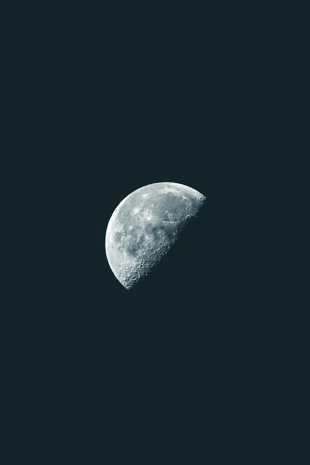 a close up of the moon