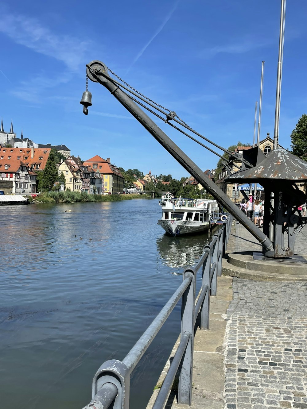 a boat in the water