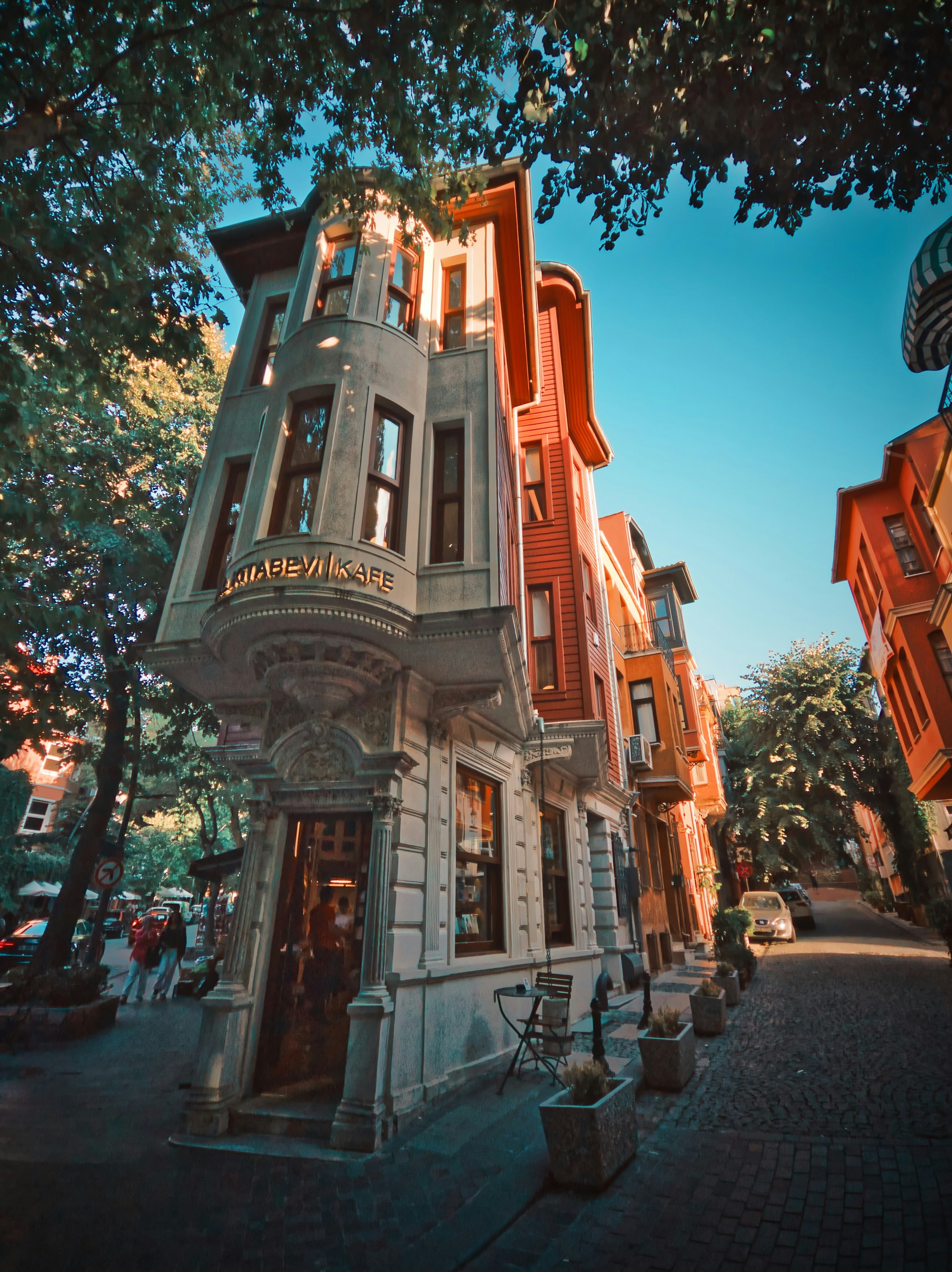 a building with a tower